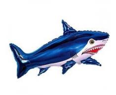 Hai Super Shape Folienballon für Helium groß 24- 60cm