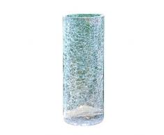 Unbekannt Gebrochenes EIS Transparente Glasvase Lily Flowers Bambusvase Wasser Pei Hua Kreative Blume Ice Cracker Vase Vase Glas (Size : 30 * 10cm)