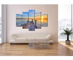 Bild auf Leinwand - Leinwandbilder - fünf Teile - Breite: 150cm, Höhe: 100cm - Bildnummer 2402 - fünfteilig - mehrteilig - zum Aufhängen bereit - Bilder - Kunstdruck - EA150x100-2402