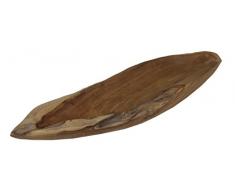Beho Natürlich gut in Holz Teak Deko Schale Boot Dulang Boat Tray ca. 52x15x7 cm Unikat handgefertigt mit Zertifikat geeignet für Lebensmittel 2606