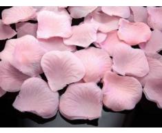 100 Rosenblätter aus Stoff rosa Hochzeit Streublumen Blumenkinder Rosenblüten Tischdeko