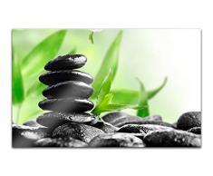 Acrylglasbilder 80x50cm Wellness Spa Feng Shui Steine Orchidee Acryl Bilder Acrylbild Acrylglas Wand Bild 14H992