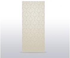 wandmotiv24 Türtapete Barockmuster Beige 90 x 200cm (B x H) - Dekorfolie selbstklebend Tapete, Tür-Aufkleber, Türbild, Wandbild M0306