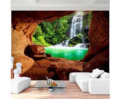 Fototapete Wasserfall 396 x 280 cm Vlies Wand Tapete Wohnzimmer Schlafzimmer Büro Flur Dekoration Wandbilder XXL Moderne Wanddeko - 100% MADE IN GERMANY - Runa Tapeten 9071012c