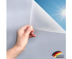 MARAPON ® Fensterfolie selbsthaftend Blickdicht [45x200 cm] inkl. eBook mit Profitipps - Sichtschutzfolie Anti-UV mit statischer Haftung - Milchglasfolie