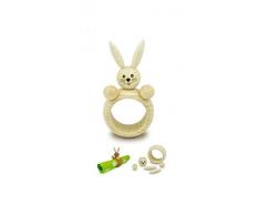 Serviettenring Hasen, natur 3 Stk. Bausatz