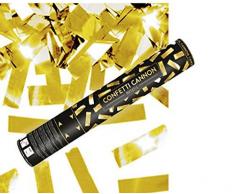 Konfetti Shooter 5 Stück Party Popper Gold Folien Konfetti Kanone 40 cm Hochzeit, Feste Partys - von Haus der Herzen ®