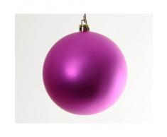 HAB & GUT -XB002- Weihnachtsbaum Kugeln, Durchmesser: 10cm, 6er Set,Farbe: pink