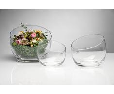 Glasvase Bexa klar rund 15,5 cm Ø 18,5 cm von Sandra Rich