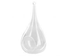 HomeDecTime Glasvase hängend Wandvase Sukkulenten Pflanzen Kugel für Hängedeko Hochzeitdeko