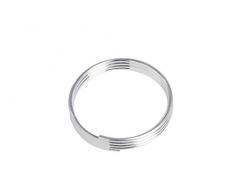 24 Serviettenringe Basic Draht Draht , silber ca. D:4cm