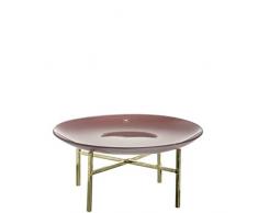 LEONARDO - Tulipanoc - Dekoteller auf Fuss im Geschenkkarton - Glas/lackiert - Rosé - 20 cm