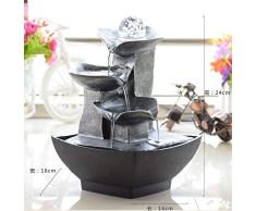 Feng Shui Rad Ornamente Wasser Brunnen Einfache Moderne Handwerk Hauptdekorationen Wohnzimmer Studie Balkon Büro Desktop Kreative Kristallkugel Kleine Wasser Luftbefeuchter