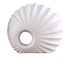 SISIZHANG Keramikvase Keramikvase Wohnaccessoires Vase Keramik Blume Wohnzimmer TV Schrank Dekoration Ornamente (Color : White, Size : 22 * 20CM)