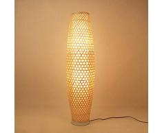 Bambus Wicker Rattan Shade Vase Stehleuchte Leuchte rustikal asiatisch japanisch nordisch Kunst Leuchte