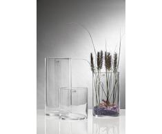 Sandra Rich Glasvase, Glas, transparent, 19 x 19 x 20 cm