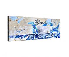Bilder Wand Bild - Kunstdruck 120x40cm Kunst Poster Malerei Graffiti abstrakt Grunge