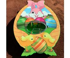 Qeedio DIY Ostern Eier Osterei Dekorationsset Ostereier Maschine Osterei Decorator kit, Geschenk für Kinder Happy Easter Day(1 x Baum + 3 x Eier + 8 x Stifte)