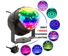 1Koot Discokugel, Stroboskop, Beleuchtung mit Fernbedienung, Partylicht small