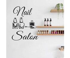 Nagel Salon Wandtattoo Zitat Abnehmbare Nail Art Aufkleber Maniküre Pediküre Friseur Dekoration Nagel Aufkleber Polnisch 70X89cm
