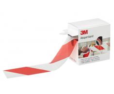 3M Absperrband, 70 mm x 100 m, Rot/Weiß, 596615