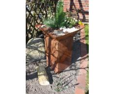 Rost Säule + Schale RS11 + S03 Blumensäule Rostsäulen Rost Deko