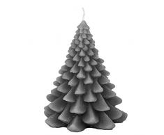 Broste Copenhagen Kerze Tannenbaum Christbaum Christmas Tree stahlgrau 17 cm Weihnachtskerze - Dekoidee - Geschenkidee - Weihnachtsdeko