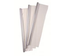 Idena 433085 - Geschenkfolie, Transparent, Größe ca. 5m x 70 cm, Blumenfolie, Geschenkpapier, Folienrolle, Verpackung