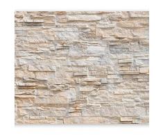 murando Fototapete Steinwand 350x256 cm Vlies Tapeten Wandtapete XXL Moderne Wanddeko Design Wand Dekoration Wohnzimmer Schlafzimmer Büro Flur Steinoptik Stein 3d Effekt f-B-0018-a-b