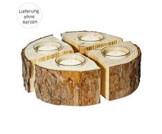 Adventskranz aus Kiefernholz
