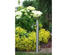KTC Tec Wassersäule SRG 650 mm Edelstahl V2A Bewässerung Zapfstelle Zapfsäule Gartenschlauch Spender