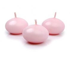 Like a Girl - wir lieben Hochzeiten 10 Schwimmkerzen Dekoration Winter Winterdeko Kerzen Tischdeko (Rosa)