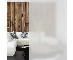Relaxdays, milchig Milchglasfolie, statisch haftend, Blickdicht, Sichtschutz für Scheiben, Fenster, PVC, 60 x 200 cm, 60 x 200