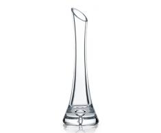 Garbanzo-Shop, Vase aus Glas, Höhe 25cm für Einzelblumen (Rosen) oder Kleine Gebinde, Glasvase
