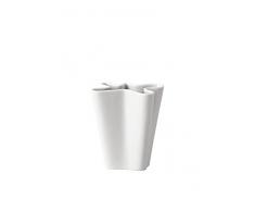 Rosenthal 14259-800001-26009 Miniaturvase Flux aus weißem Porzellan, Höhe 9 cm