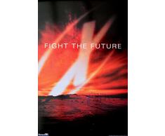 Germanposters Kinoplakat Fight The Future Poster Kunstdruck Bild 85x56cm