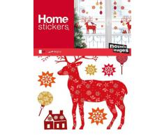Xmas Fenstersticker Rothirsch