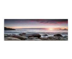 120x40cm Bild auf Leinwand und Keilrahmen fertig zum aufhängen moderne Wandbilder Bilder Bild Kunst Kunstdruck Deko für Wohnzimmer, Schlafzimmer, Büro u.v.m.