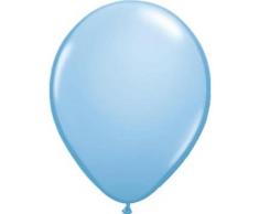 Folat 08174 Hellblaue Ballons, 30cm, Blau, 10 Stücke