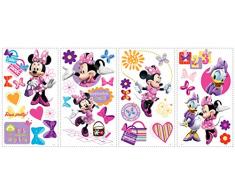 RoomMates RMK1666SCS RM - Disney Minnie und Daisy Wandtattoo, PVC, Bunt, 29 x 13 x 2.5 cm