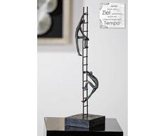 Casablanca 79127 Skulptur - Dekofigur Balance of Power - Figuren auf Leiter - Polyresin 43 x 13 cm