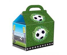 4 Partytüten * FUSSBALL-STADION *aus Pappe für Party und Geburtstag // Kinder Geburtstag Party Fete Set Mitgesel-Tüten Geschenktüten Fussball Soccer