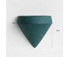 Vase Kreative Keramik Wandvase Home Hanging Flower Basket Dekoration Schmuck Einfarbige Blumenhalter Vasen Home Decor A.