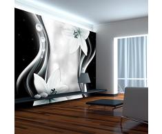 Vlies Fototapete 300x210 cm - 3 Farben zur Auswahl - Top - Tapete - Wandbilder XXL - Wandbild - Bild - Fototapeten - Tapeten - Wandtapete - Wand - Blumen Abstrakt b-A-0246-a-c