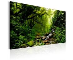 murando - Bilder 90x60 cm - Leinwandbild - 1 Teilig - Kunstdruck - modern - Wandbilder XXL - Wanddekoration - Design - Wand Bild - Wald Natur Bach c-B-0234-b-c