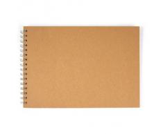 Spiralalbum quer, natur, DIN A4, 30 Blatt, 190g/qm [Spielzeug]