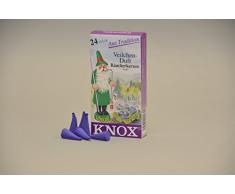 Knox Räucherkerzen/Räucherkegel - Veilchen - 24 Stück/Pkg. (1, Veilchen)