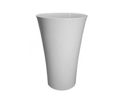 meindekoartikel Vase BRUG Weiss aus Keramik Verschiedene Größen (Ø 16 cm x Höhe 25 cm)