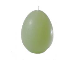 arte Rustic Kerze Ostern Eikerze Osterei groß durchgefärbt pastellgrün d9 h12 cm