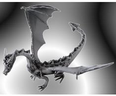 Boystoys HK Design - Drache Dragon Drachenfigur & Briefbeschwerer - Metall Art Fantasy-Figur - Geschenkideen Deko Skulptur Bürodeko - hochwertige Original Schraubenmännchen Figuren handgefertigt